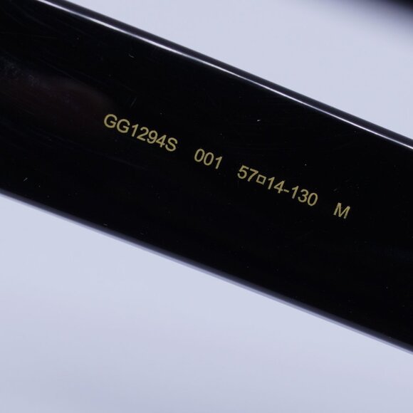 ?️ New Gucci GG1294S 001 Sunglasses - Black Frame, Grey Lenses main image 5